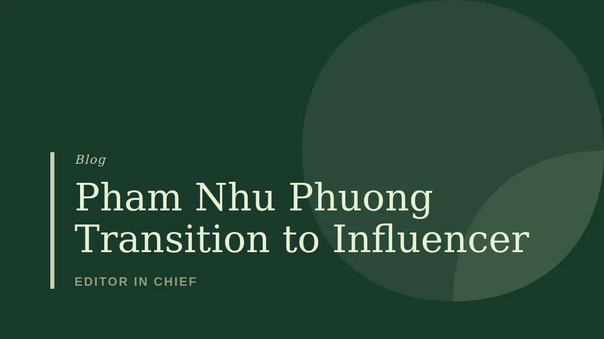 Transition to Influencer